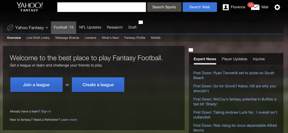 Fantasy Football Yahoo Sports